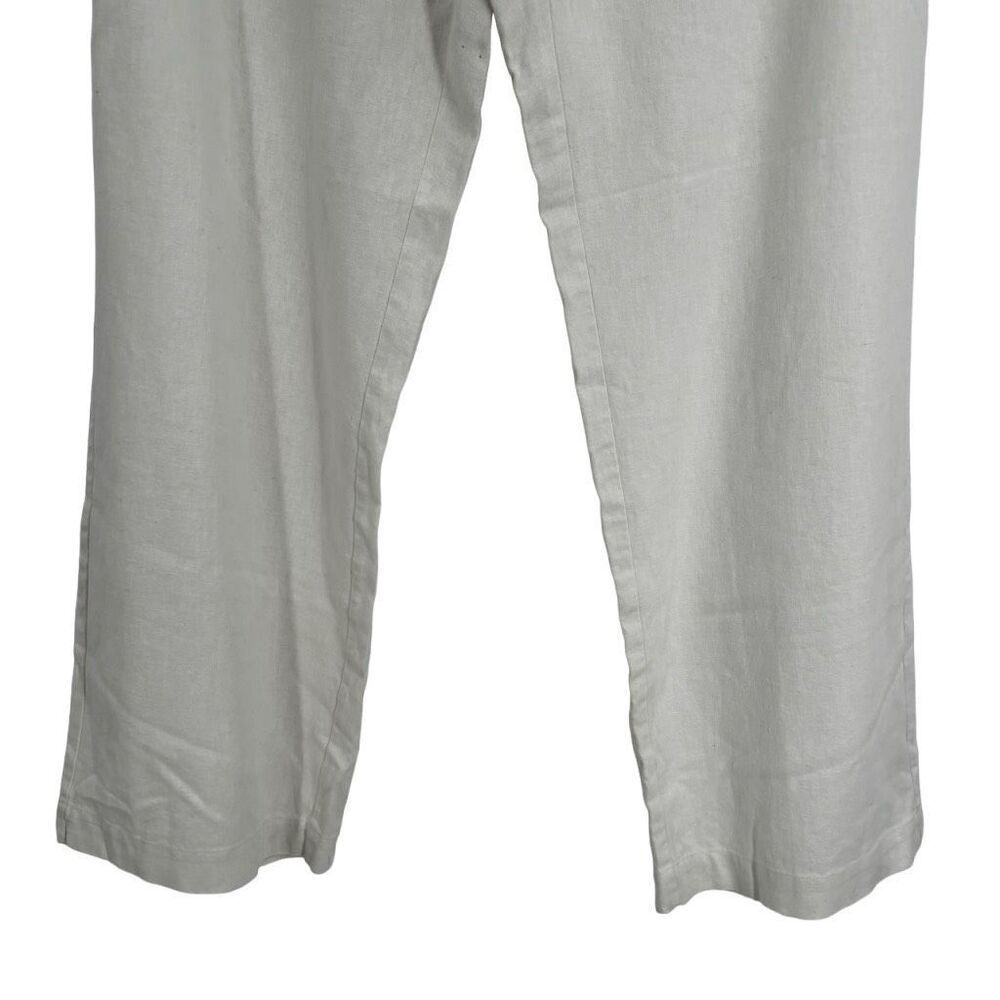 Kim Rogers Linen Cotton Blend Wide Leg Pants White‎ Size 18 NWT - Picture 4 of 9